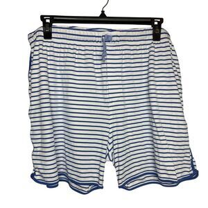 Lake Pajama Shorts Blue White Stripe Sz. XXL